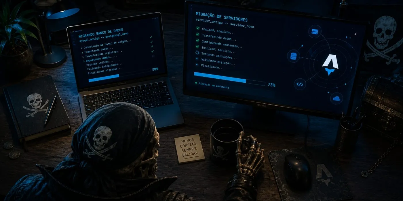 Descobri o robocopy: como migrei projetos dev entre dois PCs filtrando o que não queria
