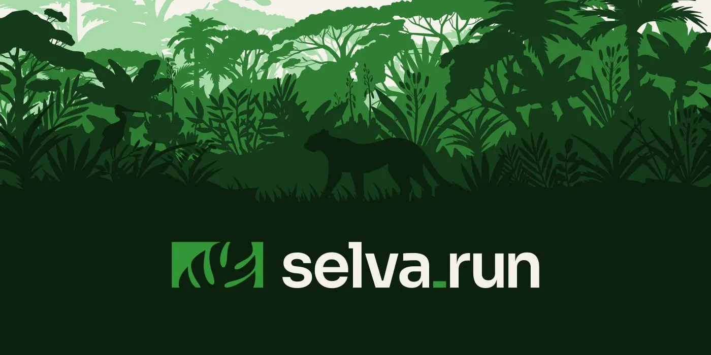 Como criei a marca da Selva.run, do briefing por IA até a versão final